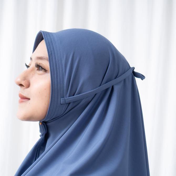 JUMA Hijab t Syria Tali Non Pad Jumbo Syar'i Wanita Muslimah Jersey Premium Ukuran XL Kerudung Bergo