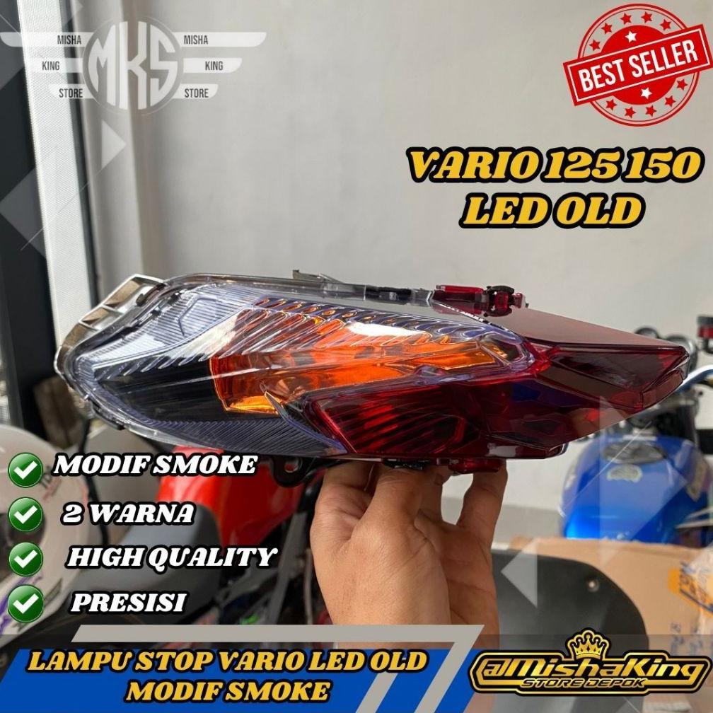 Lampu Belakang Vario LED OLD 150 125 SMOKE ORANGE