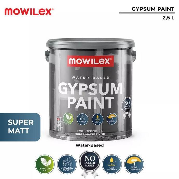 TERBARU - Mowilex Gypsum Paint Cat Plafon 2,5ltr
