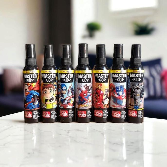 Master Kids Spray Cologne Parfum Varian Spiderman /Batman /Iron Man /C