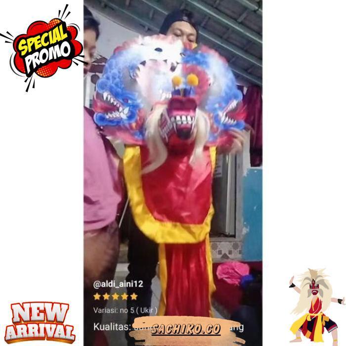 Barongan Anak Kayu Spons Caplokan Devil Reog Ponorogo Asli | Mainan Tradisional Jaranan Br 1114