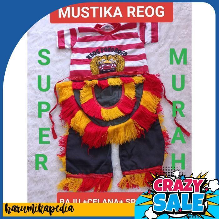 Baju Reog, Baju Reog Anak. Baju Reog Ponorogo. Pakaian Reog. Pakaian Reog Anak. Baju Ganong. Baju Ga