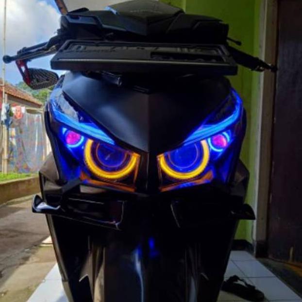 Lampu Projie HID Vario 125/150 L Custom Headlamp Vario 2015/2017 Projie HID Alis Running Komplit