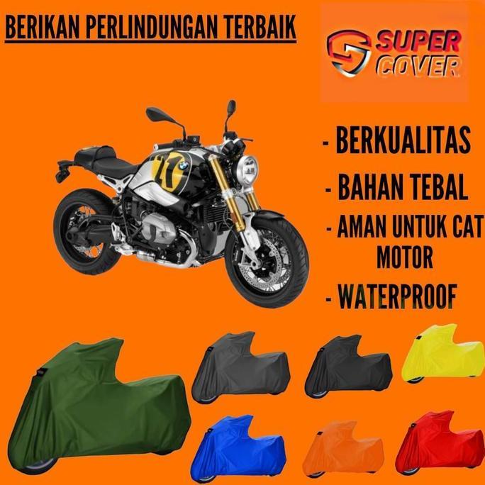 DR233 >> SARUNG MOTOR/COVER MOTOR OUTDOOR BMW R NINE T PREMIUM SUPER COVER TEBAL ANTI UV anti cakar 
