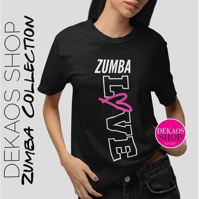 DF374 - DEKAOSSHOP KAOS ZUMBA WANITA TERBARU ORIGINAL OLAHRAGA SENAM GYM FITNES SPORT 3108 LOPE BESA