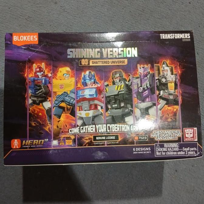 Blokees Transformers Shining Version 03 Bumblebee Megatron Tarn Magnus Orion Pack