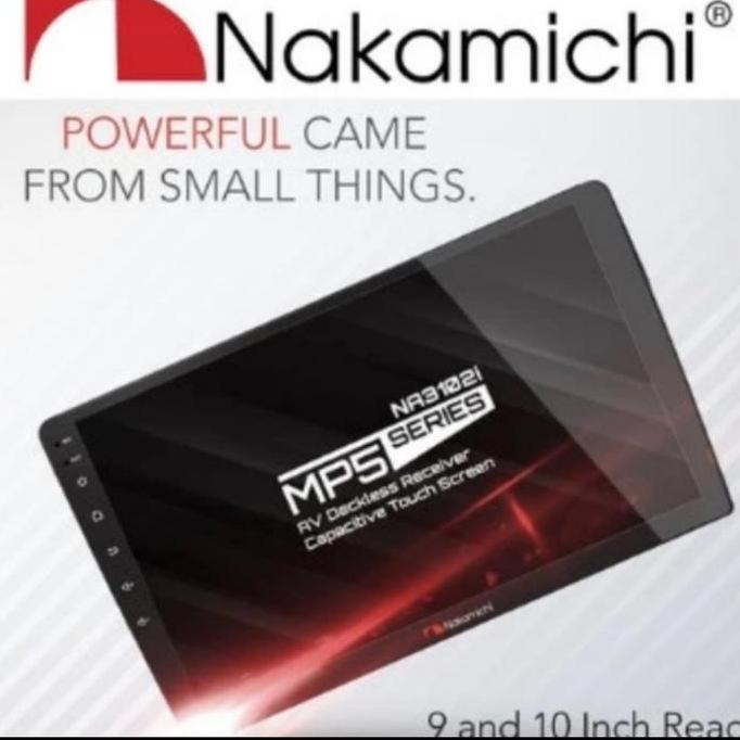 Nakamichi Headunit NA3102i MP5 Original dengan Kamera Mundur, Bluetooth, Touch Screen 2.5D, Android 