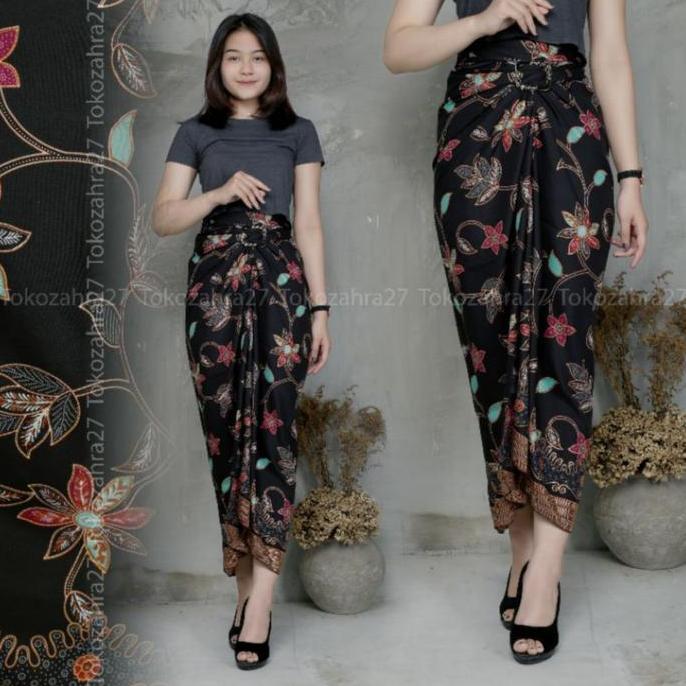 DV162 >> KAIN LILIT BATIK / ROK LILIT BATIK MODERN / ROK WISUDA / ROK WANITA / ROK BATIK KEBAYA Katu