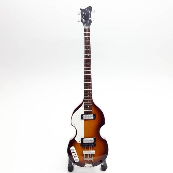 Miniatur Gitar bass hofner paul mccartney