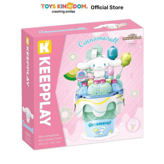 KEEPPLAY SANRIO CINNAMOROLL MARSHMALLOW ICE CREAM CONE