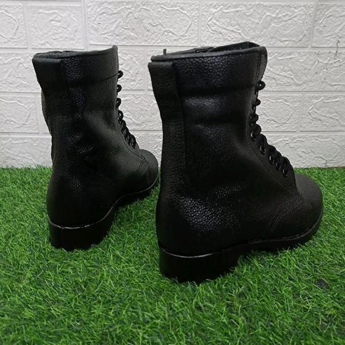 Sepatu PDL Kulit Jeruk Polri / Sepatu PDL Pendidikan Polisi / Sepatu Kulit Jeruk