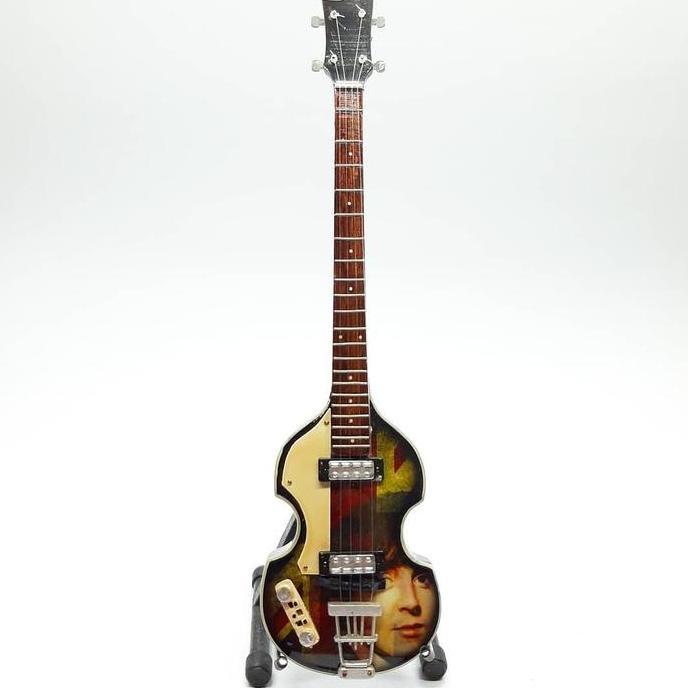 Miniatur gitar The beatles (bass hofner paul mccartney)