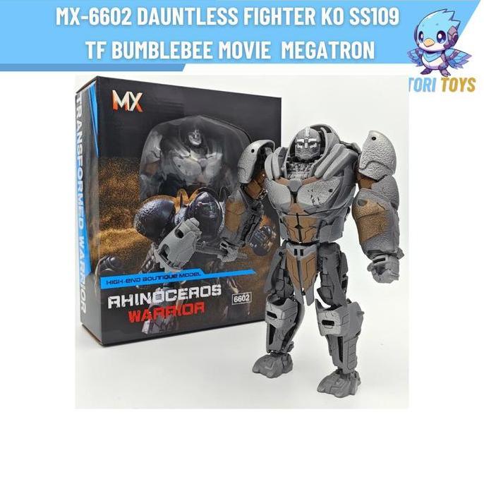 MX 6602 Rhinoceros Warrior Rhinox Mainan Robot Badak TF Rise Of The Beast