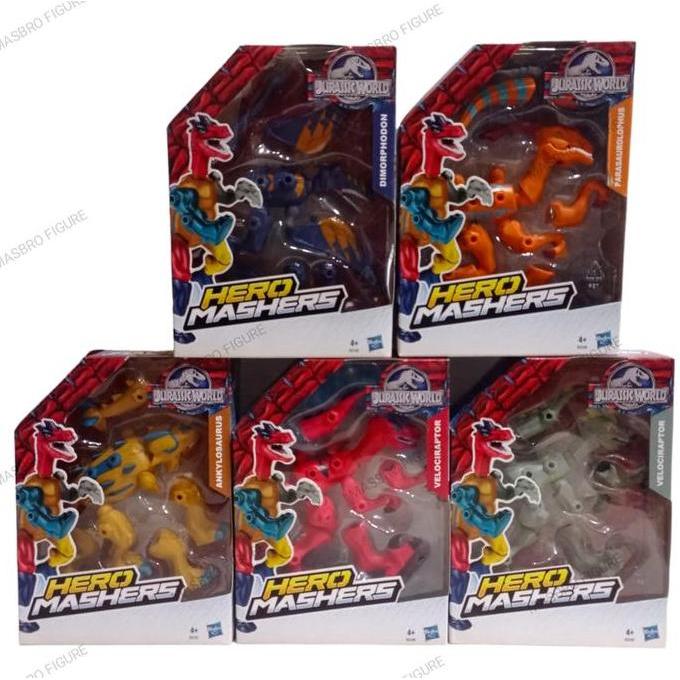 Action Figure Hasbro Jurassic World Hero Mashers Parasaurolophus