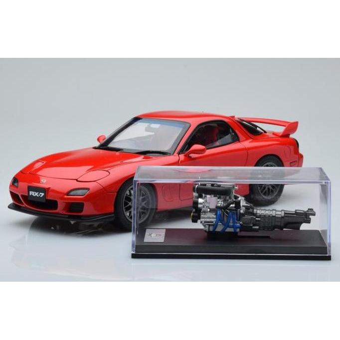 1/18 POLAR MASTER MAZDA RX7 FD3S RED DIECAST MINIATUR NOT IGNITION