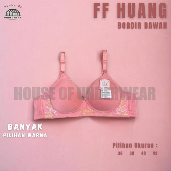OBRAL MURAH 6 PCS BH BORDIR FF HUANG MURAH DAN MEWAH WARNA RANDOM BORDIR BAWAH/POLOS wanita bra Dewa