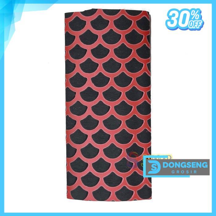 GRIP TUBE BAKAR MOTIF FISHSCALE SISIK 1 METER PINGPONG JORAN PANCING TERBAIK