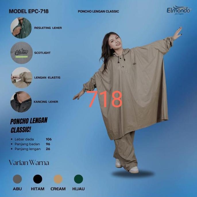 Elmondo Jas Hujan Setelan - ELMONDO-718 CLASSIC