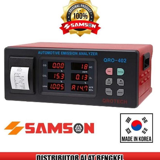 Qrotech Qro-402 4 Gas Analyzer / Alat Uji Gas Emisi Bensin