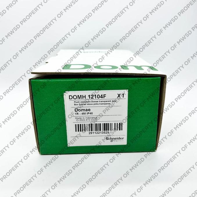 Miliki Schneider Domh12104F Mcb Box Inbow 4 Modul Untuk Sistem Listrik Rumah Tangga