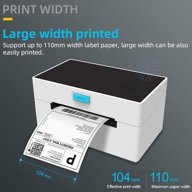 Toserba Gajah Kecil Pptp461 Usb Bluetooth Wifi Printer Label Pengiriman Barcode Termal Max Stier A6 