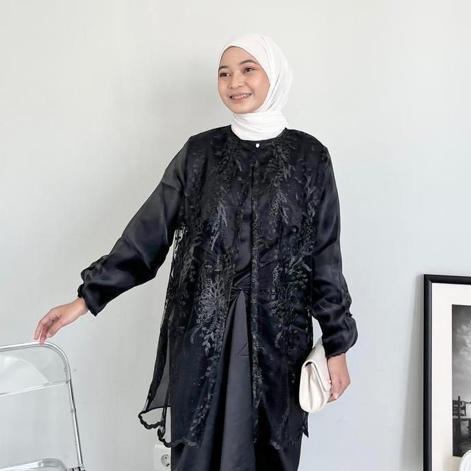 Outer Organza Motif/ Outer Tile Sapto / Outer Organza Bordir Terlaris