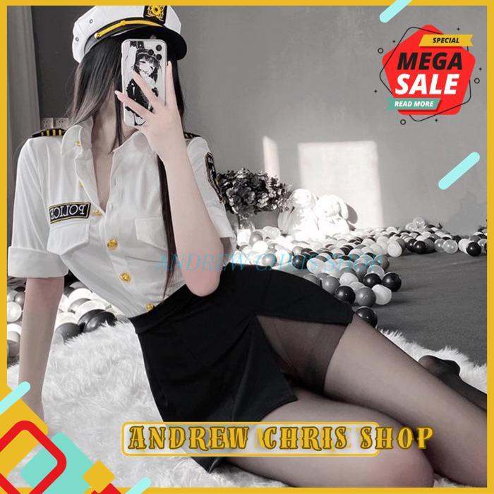 SEXY COSPLAY POLICE / BAJU SEXY WANITA SET COSPLAY POLISI / SET WANITA COSPLAY 378 (8346) BY ANDREW 