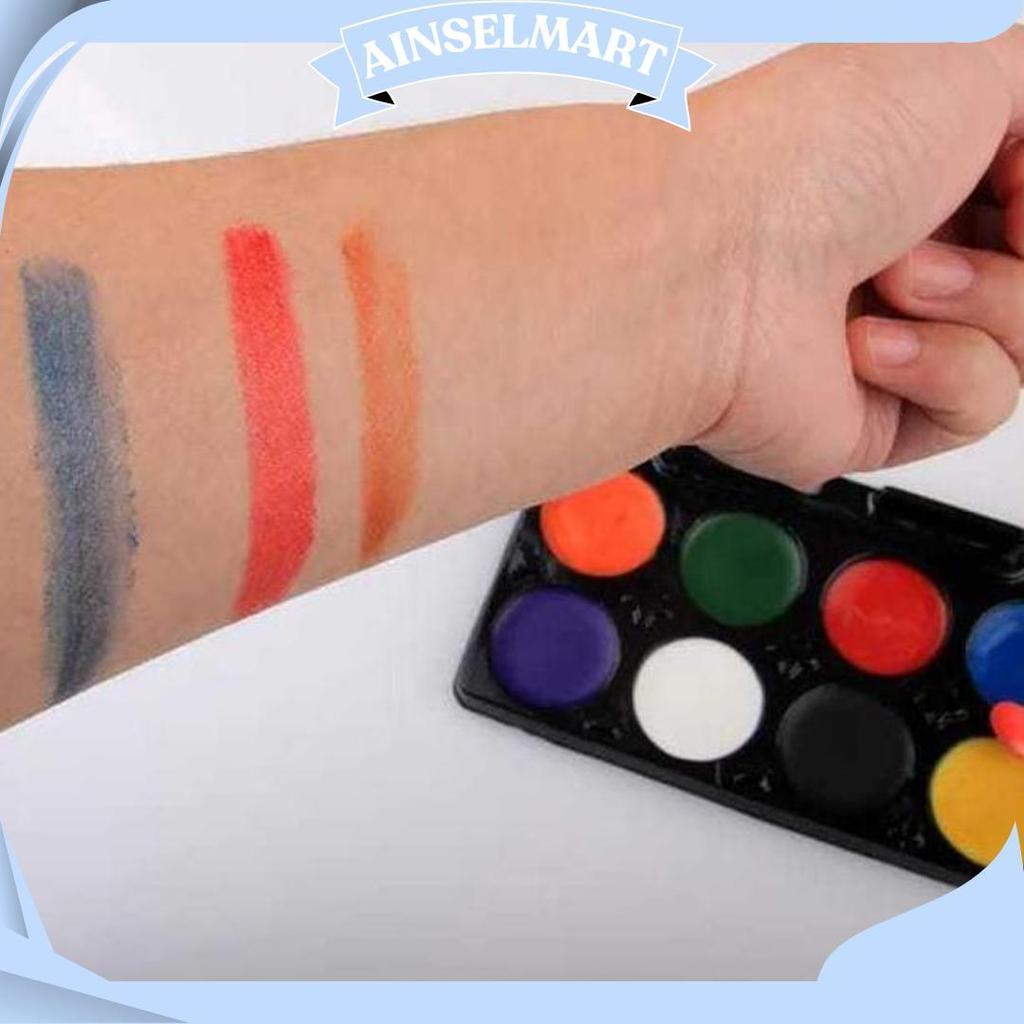 Portable Boxed Washable Water Based Body Face Make Up Paint For Kids Body And Face Paint Kit For Kid