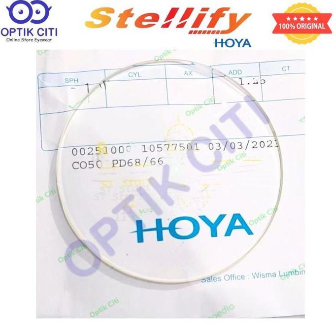 Lensa Kacamata Progresif Hoya Stellify Advance Progressive Original Terlaris