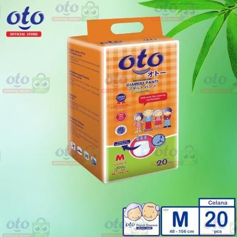 Oto Diapers Pants / Lampin Popok Dewasa Model Celana Ukuran M - Isi 20