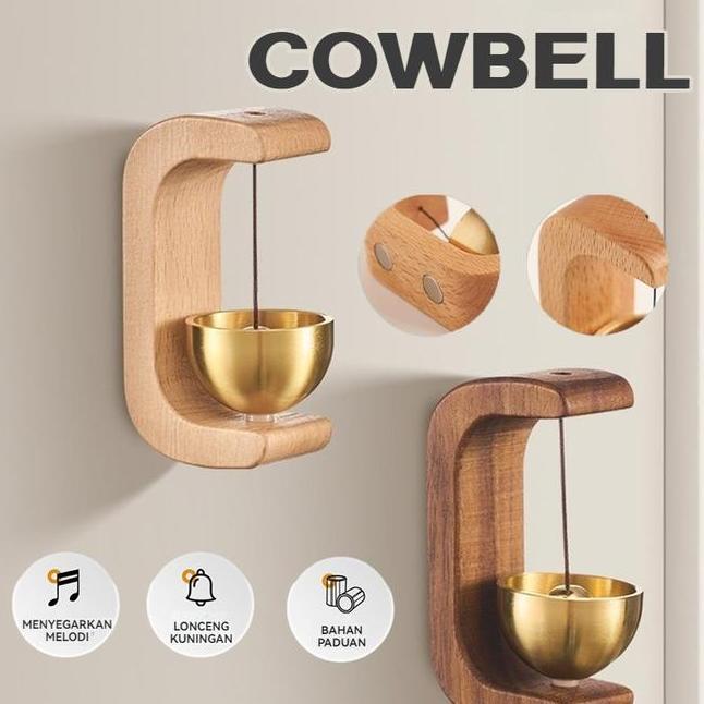 Bel Lonceng Pintubel Pintu Kayu Bel Pintu Rumah Magnetik Beech Bel Lonceng Pintu Bel Pintu Kenari Lo