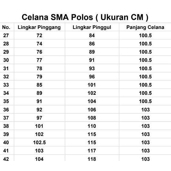 CELANA SMA ABU ABUROKOK KAIN TETREX 2020 SERAGAM SEKOLAH MR.BEN