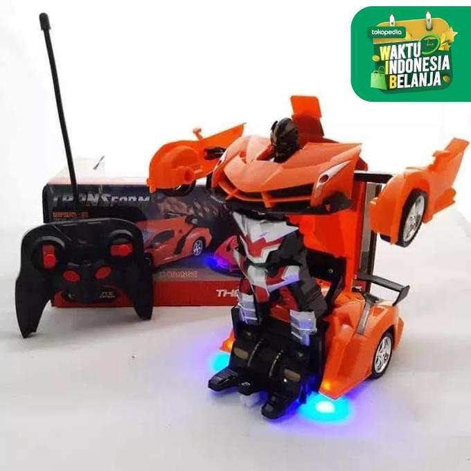 Mobil Remot Control Autobots Transformer | RC Mobil Berubah Jadi Robot