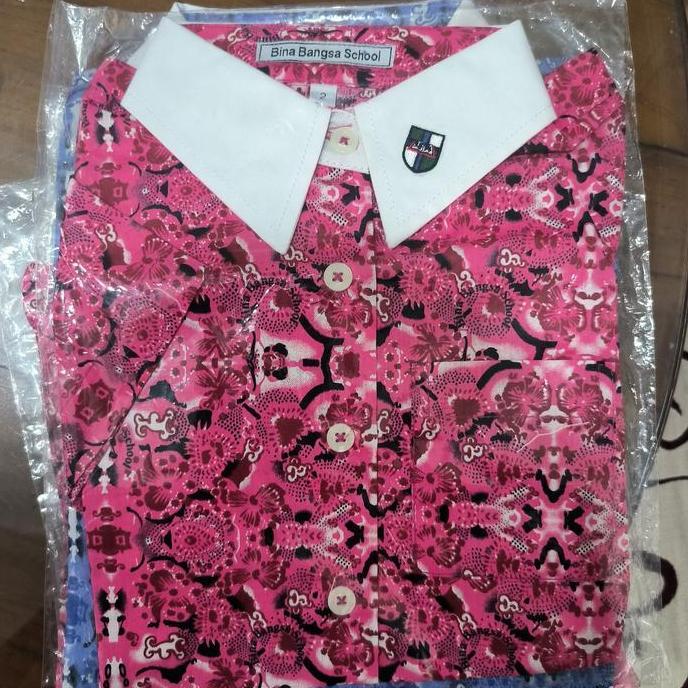 seragam BAJU sekolah bina bangsa wanita no 2