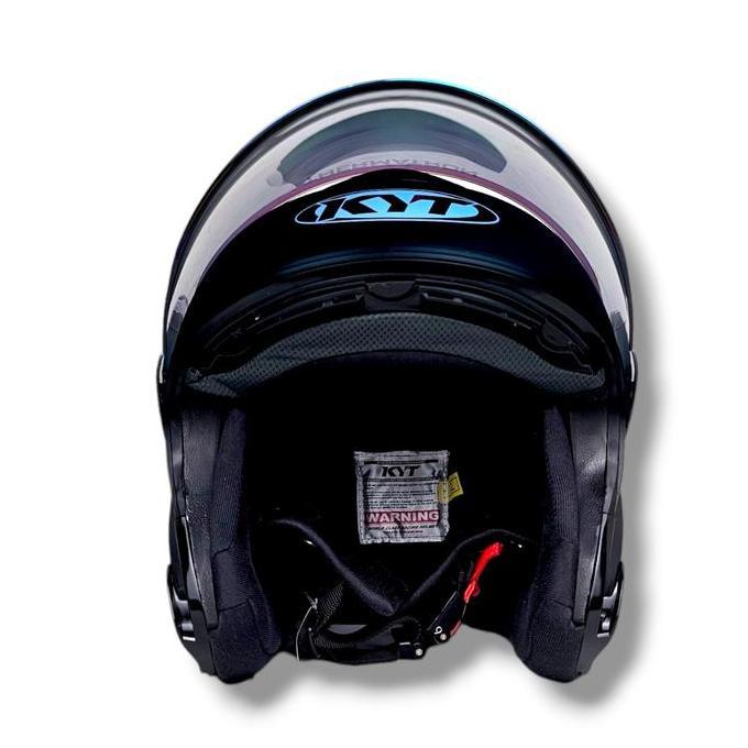 DI105 >> Kyt Kyoto R Original Paket Ganteng Leopard Hitam doff / Helm Half Face Single Visor