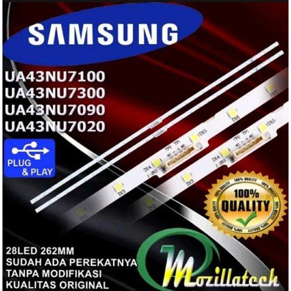 DB262 - BACKLIGHT SAMSUNG UA43NU7100 UA43NU7090 UA43NU7020 UA43NU7300 43NU7100