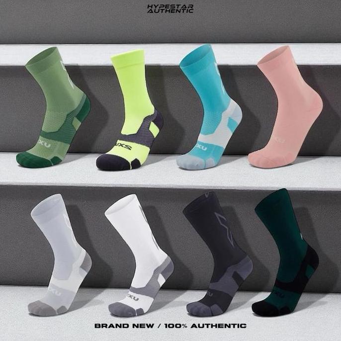 2XU Vectr Light Cushion Crew Socks (100% Authentic) CO