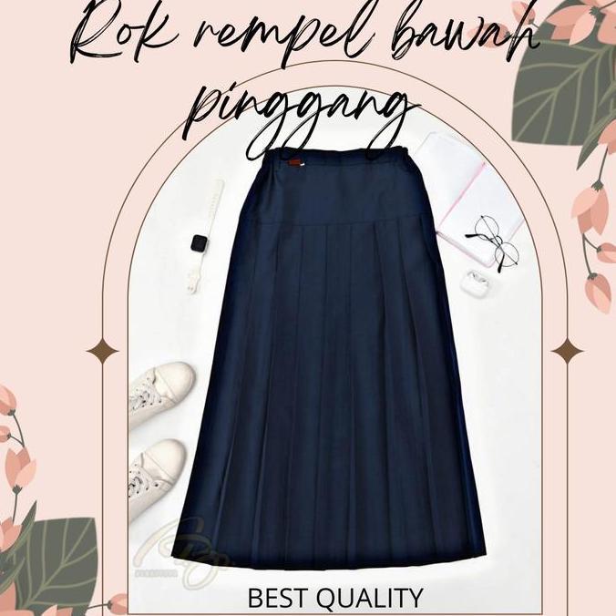 SERAGAM SEKOLAH SMP ROK REMPEL ROK SPAN ROK REMPEL BAWAH PINGGANG