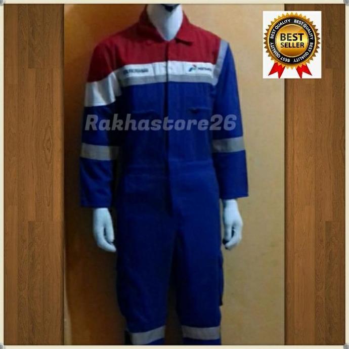 Wearpack Pertamina Nomex Original/Coverall Nomex Pertamina Dupont