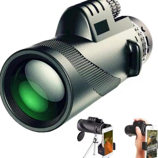 DS8 >> 80X100 Teleskop Monocular Lensa Optik Zoom Teleskop for Tripod Lensa Kamera Smartphone