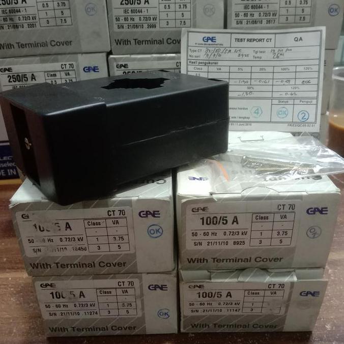 Diskon Ct Gae Ct 70 100/5A Current Transformer Ct70 Gae 100/5A Original