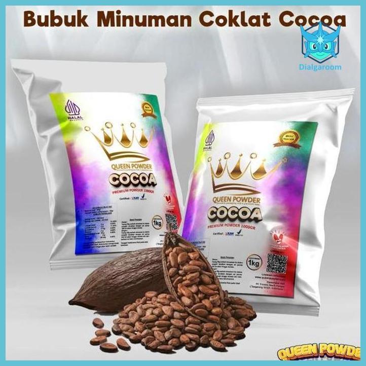 ( COKLAT ) COKLAT POWDER BUBUK MINUMAN COKLAT COCOA POWDER PREMIUM 1 KG BAHAN KUE  COKLAT BUBUK MAKA