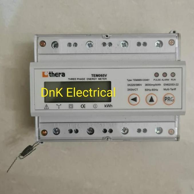Diskon Kwh Meter 3 Phase Via Ct (Digital/Lcd) Modbus Thera Tem065V-D0481