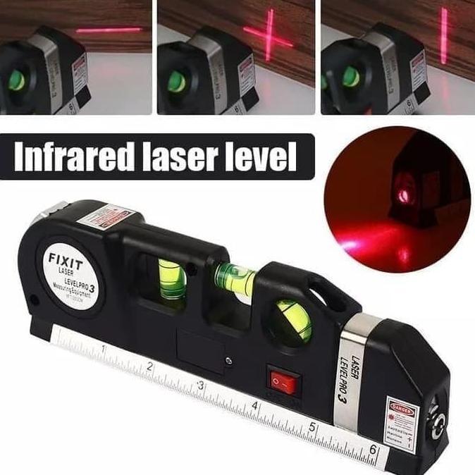 ORIGINAL Fixit Laser Level pro3 Kombinasi Meteran Laser Waterpass level pro 3 levelpro 3