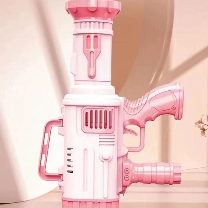 32 Lubang Automatic Bubble Gun/ Mainan Bubble Gelembung Jumbo Automatic