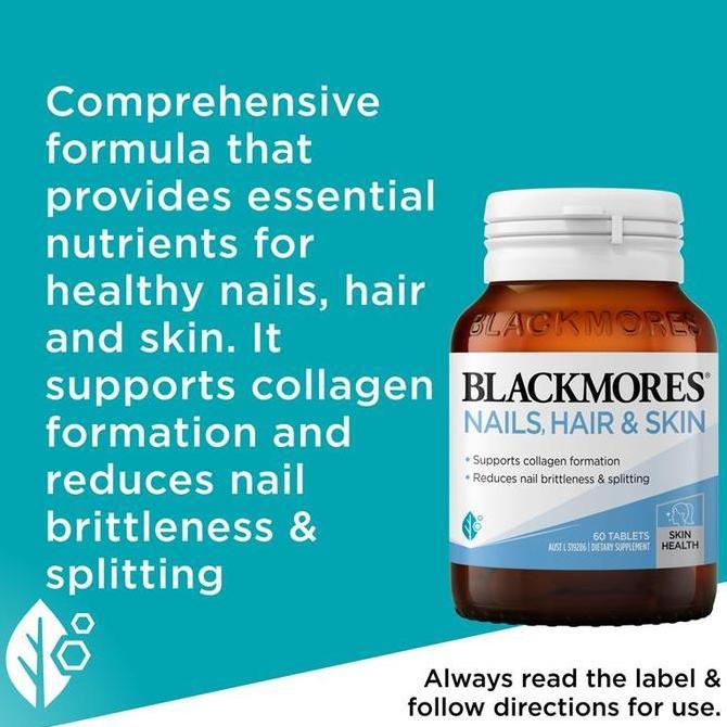 BLACKMORES Nails Hair & Skin 60 Tablets / SWISSE Ultiboost Hair Skin Nails+ 100 Tablet - ORIGINAL AU