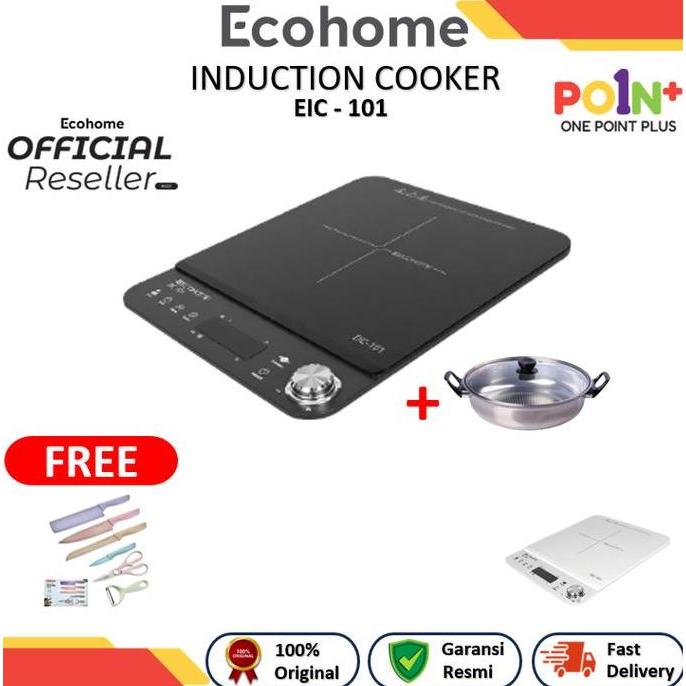 Ecohome Kompor Induksi Low Watt Induction Cooker Kompor Listrik