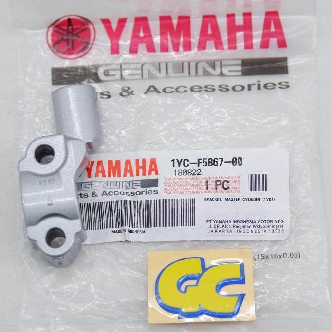 Dudukan Spion Warna Silver Yamaha Fino Ori