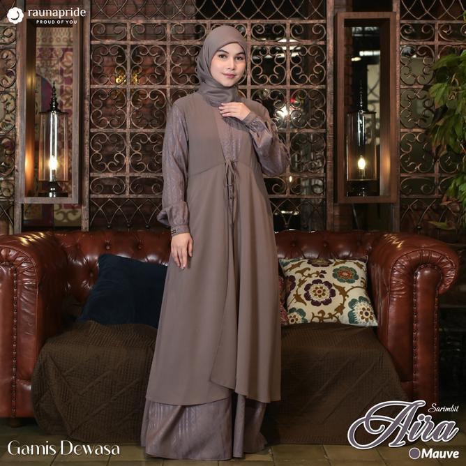 Rauna Pride Baju Keluarga Muslim Sarimbit Aira Mauve