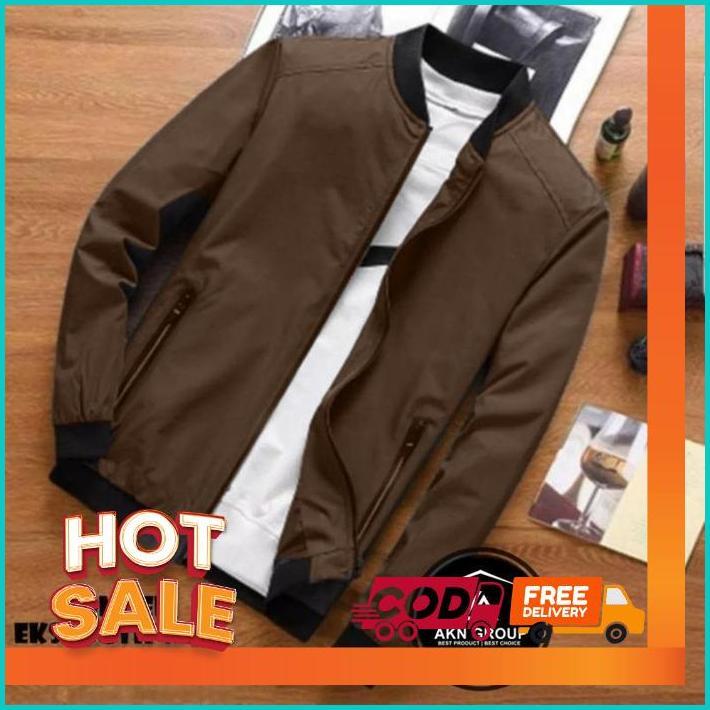 Turun Harga  Jaket Bomber Pria Man Jacket || Jaket Bomber Cowok Eksekutif Man || Jaket Bomber Polos 